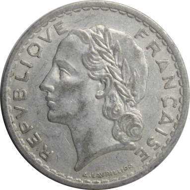 5 франков 1949 г.
