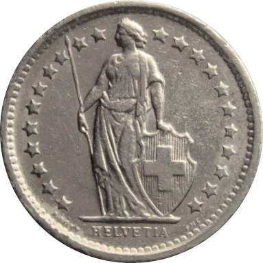 1/2 франка 1969 г.