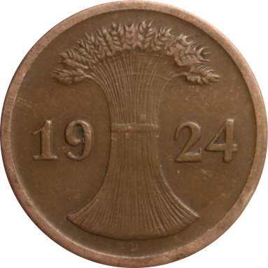 2 пфеннига 1924 г.