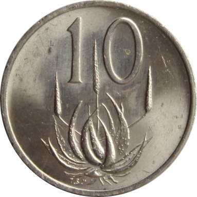 10 центов 1987 г.