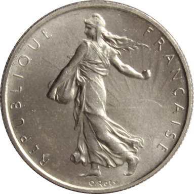 1/2 франка 1965 г.