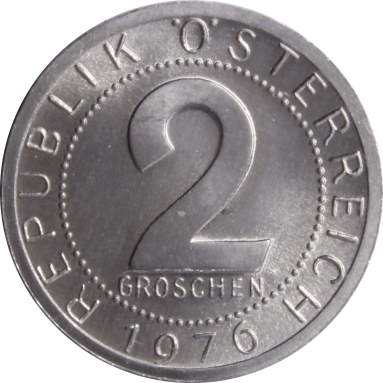 2 гроша 1976 г.