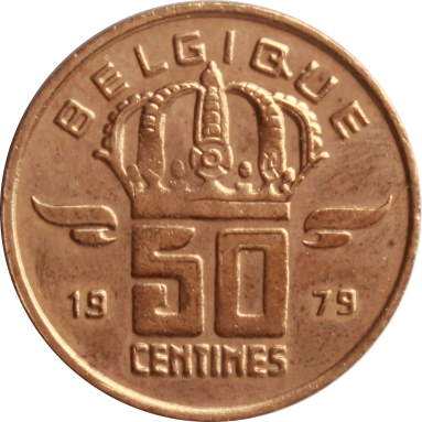 50 сантимов 1979 г. (Belgique)