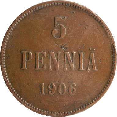 5 пенни 1906 г.