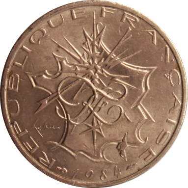 10 франков 1984 г.