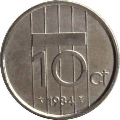 10 центов 1984 г.