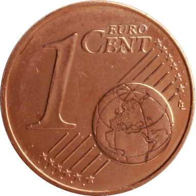 1 евроцент 2013 г.
