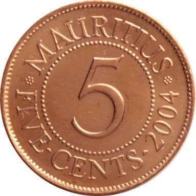 5 центов 2004 г.