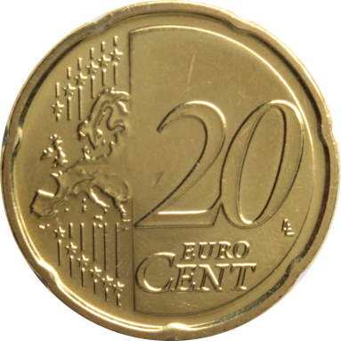 20 евроцентов 2014 г.