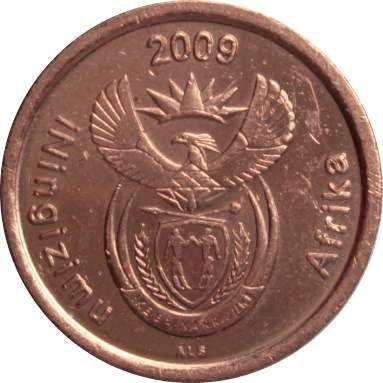 5 центов 2009 г.