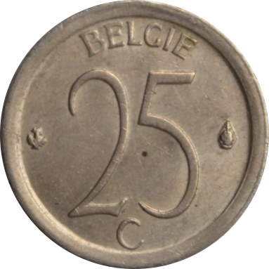 25 сантимов 1969 г. (Belgie)