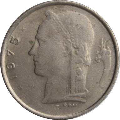1 франк 1975 г. (Belgie)