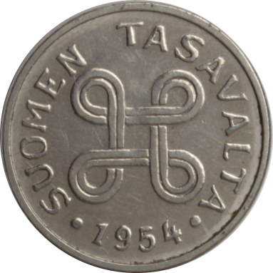 1 марка 1954 г.