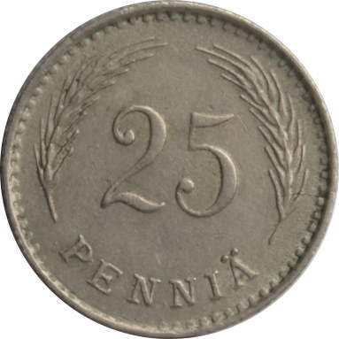 25 пенни 1921 г.