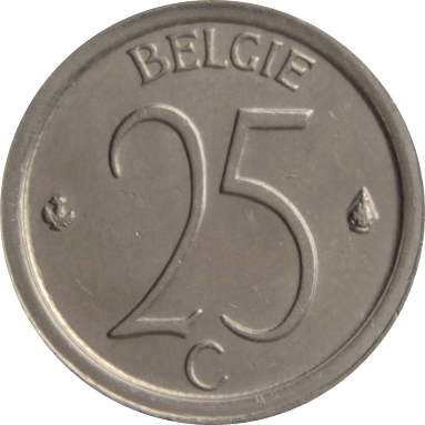25 сантимов 1972 г. (Belgie)