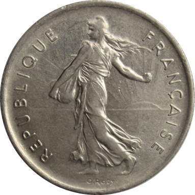 5 франков 1971 г.