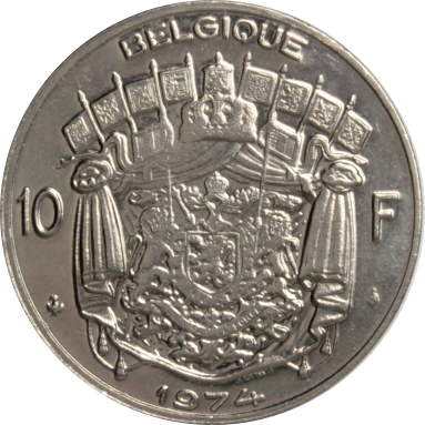 10 франков 1974 г. (Belgique)