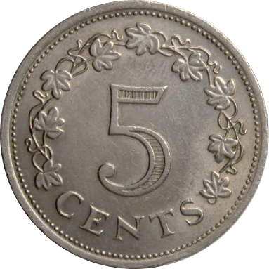 5 центов 1976 г.