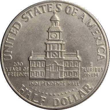 1/2 доллара 1976 г. (200 лет Декларации о независимости)