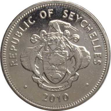 1 рупия 2010 г.