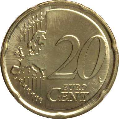 20 евроцентов 2017 г.