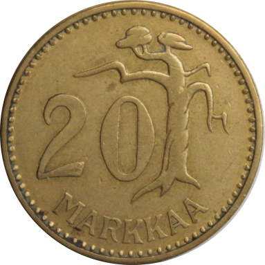 20 марок 1954 г.