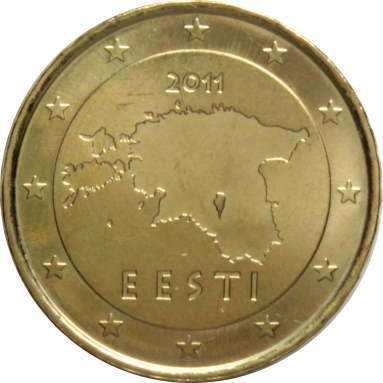 10 евроцентов 2011 г.