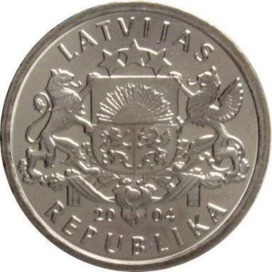 1 лат 2004 г. (Вступление в Латвии в Евросоюз)