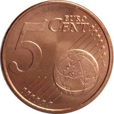 5 евроцентов 2014 г.