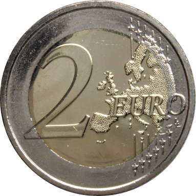 2 евро 2022 г. (Слава Украине)