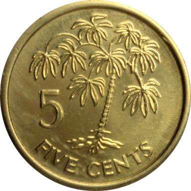 5 центов 1997 г.