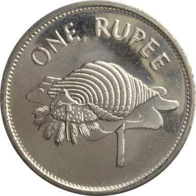 1 рупия 1997 г.