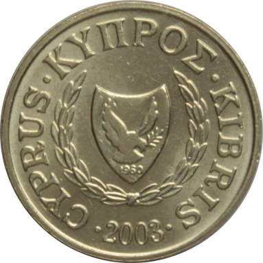 1 цент 2003 г.