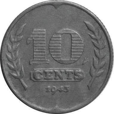 10 центов 1943 г.