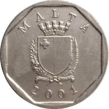 5 центов 2001 г.