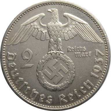 2 марки 1937 г.