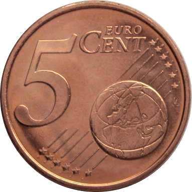 5 евроцентов 2009 г.