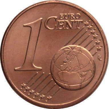 1 евроцент 2013 г.