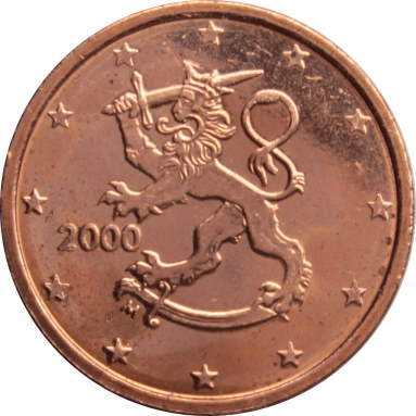 2 евроцента 2000 г.