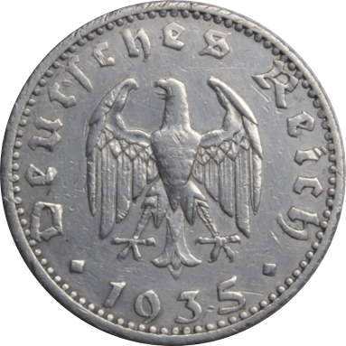 50 пфеннигов 1935 г.