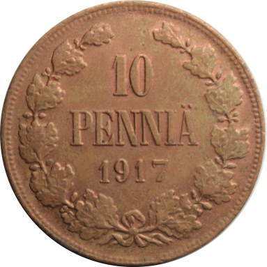 10 пенни 1917 г.