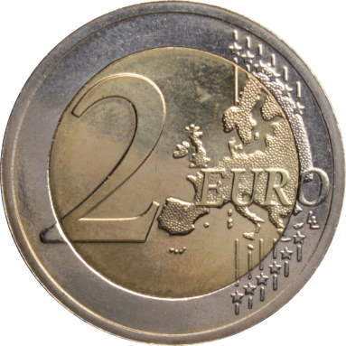 2 евро 2018 г. (100 лет Республике Эстония)