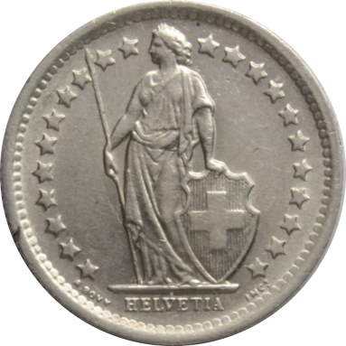 1/2 франка 1965 г.