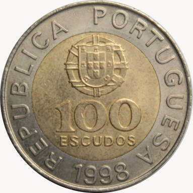 100 эскудо 1998 г.