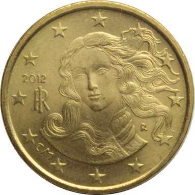10 евроцентов 2012 г.