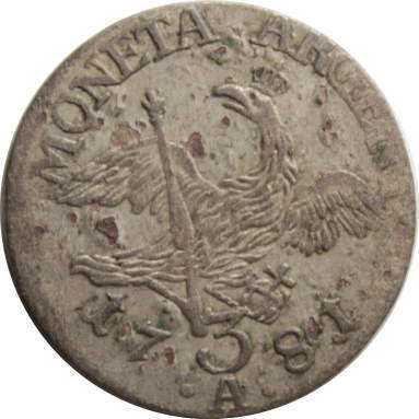 3 крейцера 1781 г.