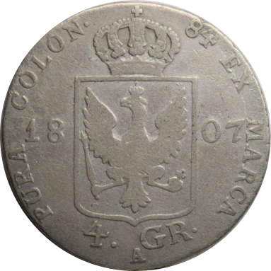4 гроша (1/6 талера) 1807 г.