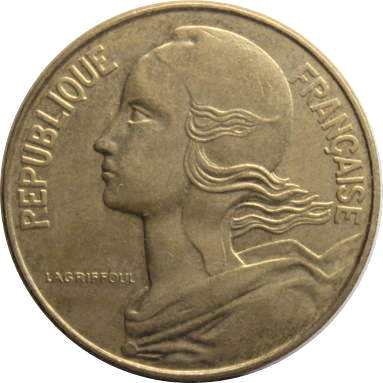 50 сантимов 1962 г.