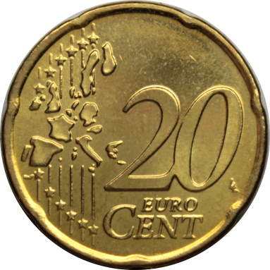 20 евроцентов 2002 г.
