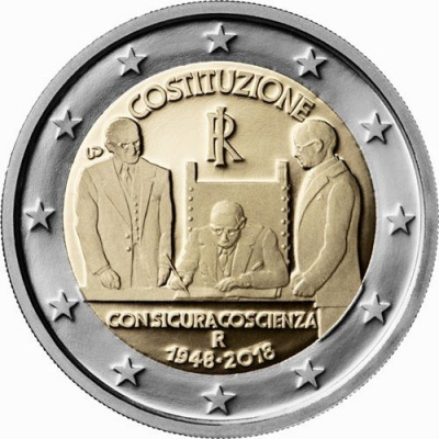 Италия - 70-летие конституции Итальянской Республики